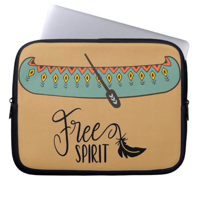 Protection Pour Ordinateur Portable Canot Esprit Libre (Devant)