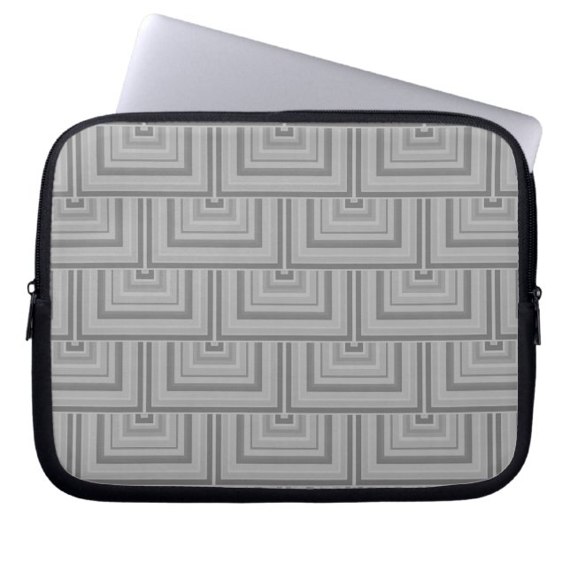 Protection Pour Ordinateur Portable Carré gris (Devant)
