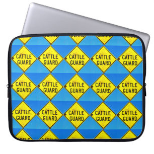 Protection Pour Ordinateur Portable carreau jaune bleu