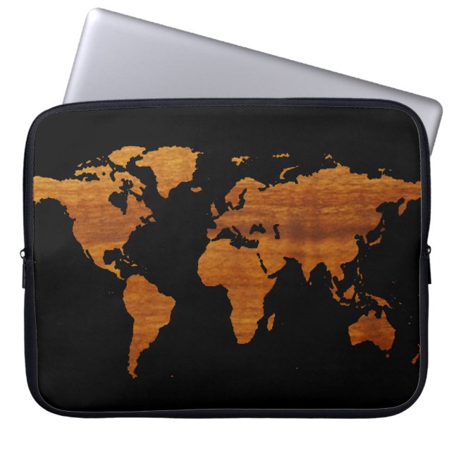 Protection Pour Ordinateur Portable carte mondiale (Devant)
