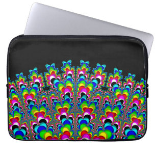 Protection Pour Ordinateur Portable Cascade arc-en-ciel - Art fractal