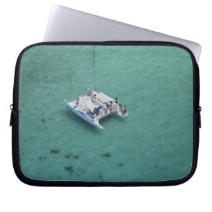 Protection Pour Ordinateur Portable Catamaran, îles Mamanuca, Fidji, Pacifique Sud