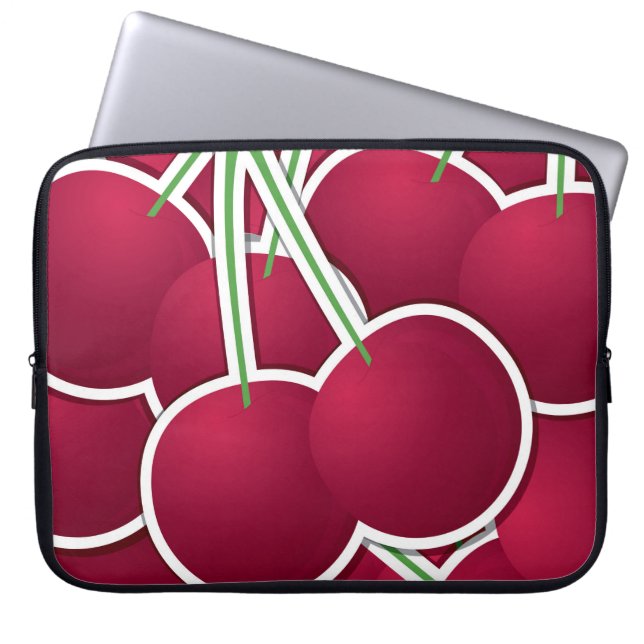 Protection Pour Ordinateur Portable Cerise funky (Devant)