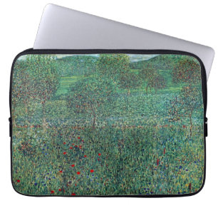 Protection Pour Ordinateur Portable Champ de fleurs à Litzlberg Klimt, Paysage Vintage
