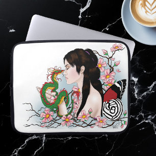 Protection Pour Ordinateur Portable Cherry Blossom Fairy Dragon Amitié