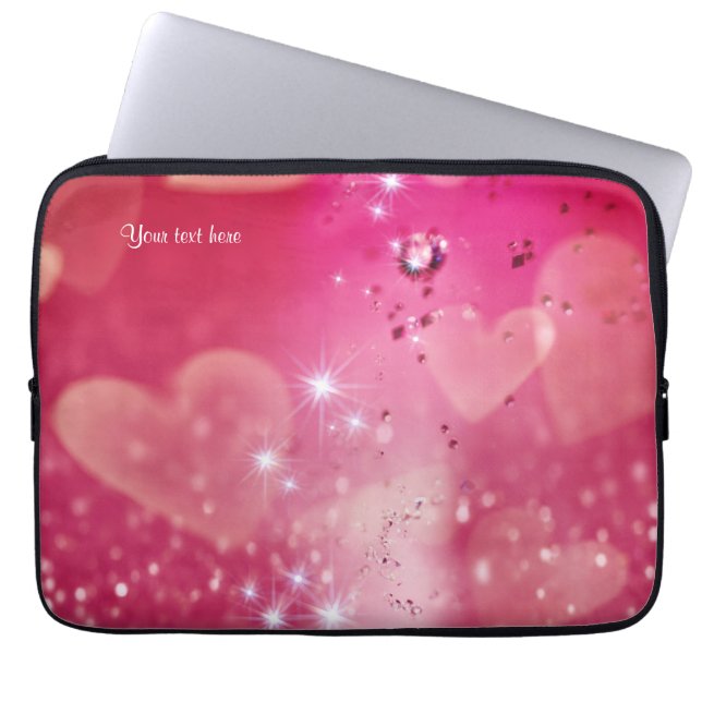 Protection Pour Ordinateur Portable Cherry Heart Sparkle (Devant)
