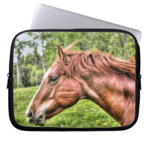 Protection Pour Ordinateur Portable Cheval de Dun Rouge Spiritué Courir Portrait
