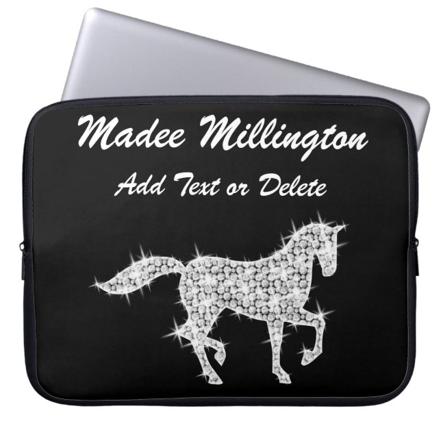 Protection Pour Ordinateur Portable Cheval - Manche à bille - SRF (Devant)