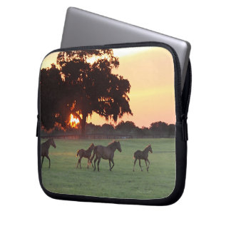Protection Pour Ordinateur Portable Cheval Sunset Art Portable Sleeve