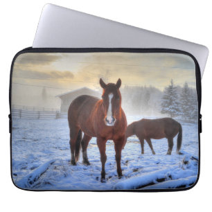Protection Pour Ordinateur Portable Chevaux - American Western Theme