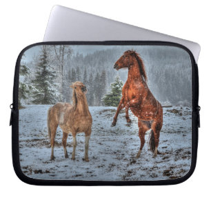 Protection Pour Ordinateur Portable Chevaux - American Western Theme