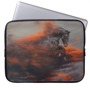 Protection Pour Ordinateur Portable Chevaux d'imaginaire : Nuages
