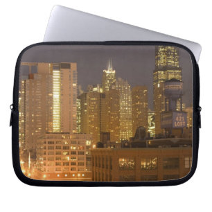 Protection Pour Ordinateur Portable Chicago, Illinois, vue panoramique depuis West Loo