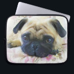 Protection Pour Ordinateur Portable chien carlin<br><div class="desc">add text or upload your oimage</div>
