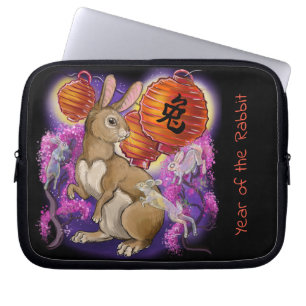 Protection Pour Ordinateur Portable Chinese Zodiac Year of the Rabbit