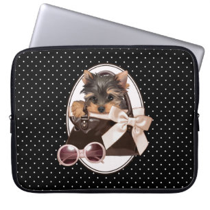 Protection Pour Ordinateur Portable Chiot de Yorkshire Terrier