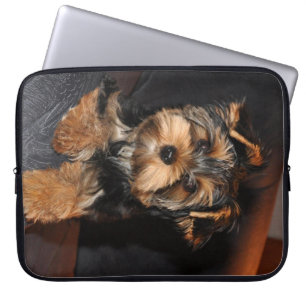 Protection Pour Ordinateur Portable Chiot mignon de Yorkshire Terrier
