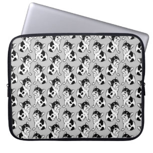 Protection Pour Ordinateur Portable Chiot pie Brindle de Frenchie
