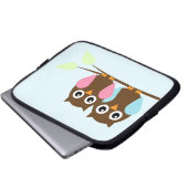 Protection Pour Ordinateur Portable Chouettes (Devant bas)