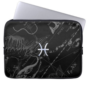 Protection Pour Ordinateur Portable Chrome comme Pisces Zodiac Connexion Hevelius