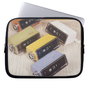 Protection Pour Ordinateur Portable Cinq horloges