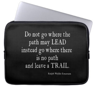 Protection Pour Ordinateur Portable Citation Vintage sur le leadership inspiré Emerso