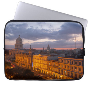 Protection Pour Ordinateur Portable Cityscape au coucher du soleil, La Havane, Cuba