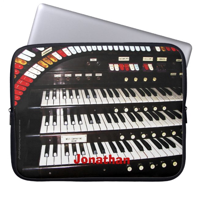 Protection Pour Ordinateur Portable Clavier d'organe d'antiquité de douille (Devant)