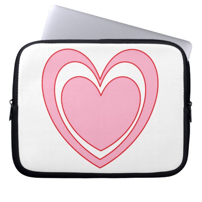 Protection Pour Ordinateur Portable Coeur 2 (Devant)