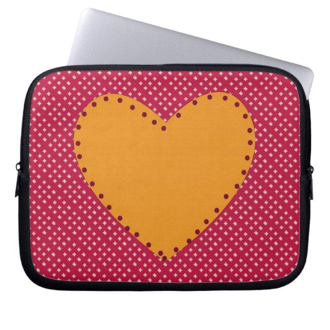 Protection Pour Ordinateur Portable Coeur décoratif (Devant)