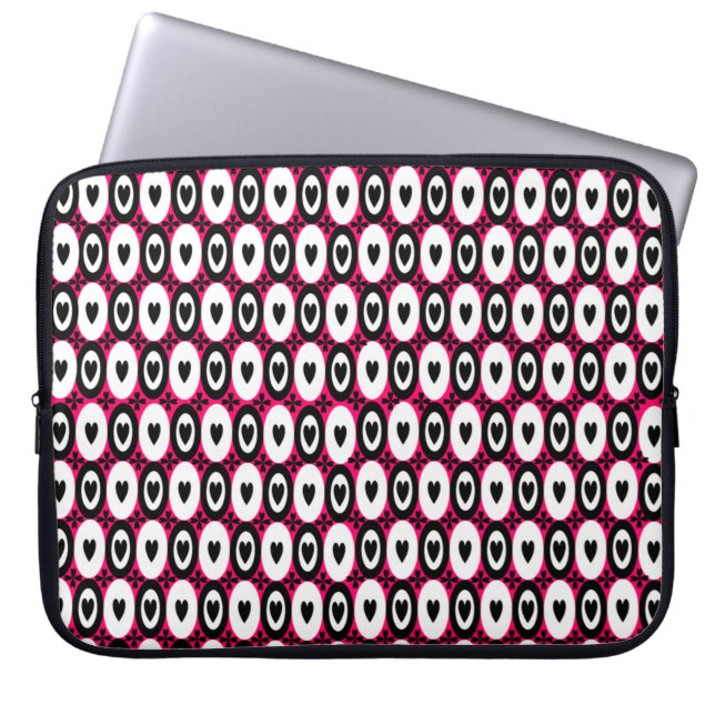 Protection Pour Ordinateur Portable Coeurs ovales (Devant)