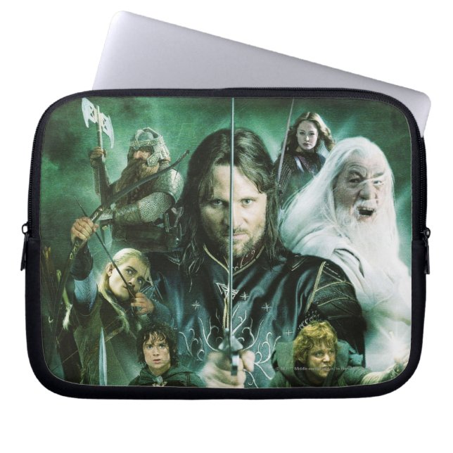 Protection Pour Ordinateur Portable Collage de caractères (Devant)