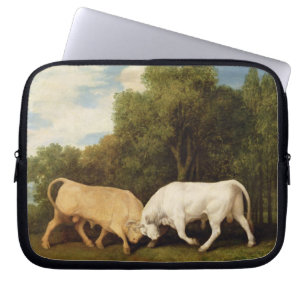 Protection Pour Ordinateur Portable Combat de taureaux de George Stubbs , 1786 (huile