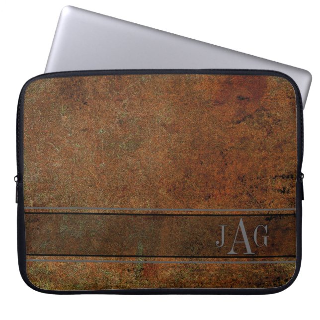 Protection Pour Ordinateur Portable Conception Brown antique de livre (Devant)