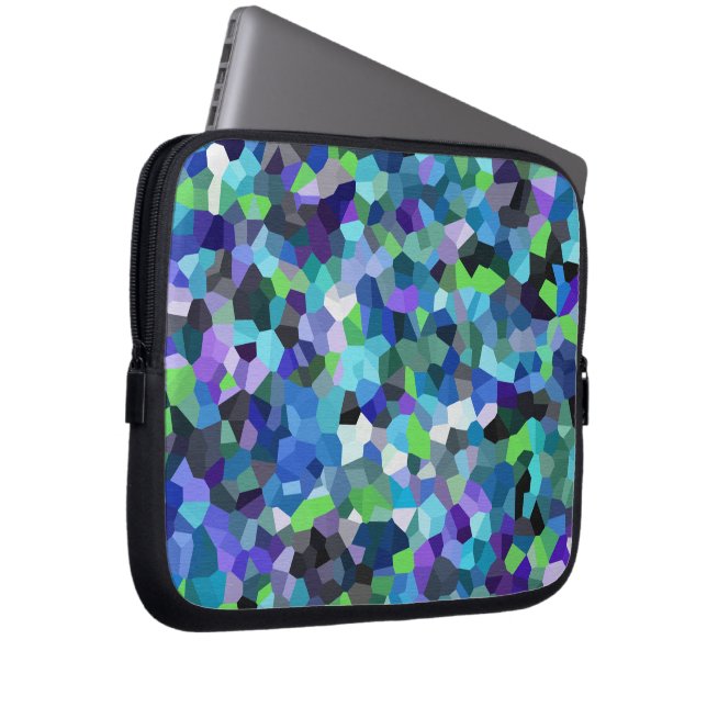 Protection Pour Ordinateur Portable Confetti Violet Blues (Devant droit)