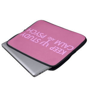 Protection Pour Ordinateur Portable Conserver le calme et l'étude Psychologie poche po