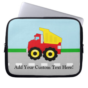 Protection Pour Ordinateur Portable Construction Dumptruck d'enfants