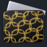 Protection Pour Ordinateur Portable Coque à manches pour ordinateur portable Chic Gold<br><div class="desc">Coque à manches pour ordinateur portable Chic Gold Foil Scribble Circle. La couleur coque peut être faite n'importe quelle couleur. Le noir est présenté comme un exemple,  mais vous pouvez choisir le blanc ou une couleur différente.</div>
