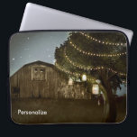 Protection Pour Ordinateur Portable Coque à manches pour ordinateur portable Rustic Ba<br><div class="desc">Coque à manches pour ordinateur portable Rustic Barn & Tree Lights.</div>