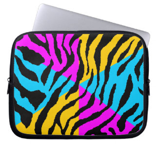 Protection Pour Ordinateur Portable Corey Tiger Impression Néon Tigre 80s