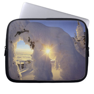 Protection Pour Ordinateur Portable Coucher de soleil à travers les Snowghosts à Big M