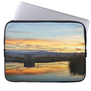 Protection Pour Ordinateur Portable Coucher du soleil de Laguna Nimez, EL Calafate,