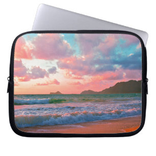 Protection Pour Ordinateur Portable Coucher du soleil hawaïen tropical