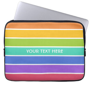 Protection Pour Ordinateur Portable Couleurs arc-en-ciel - Manches personnalisées pour