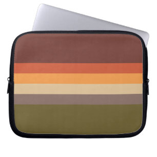 Protection Pour Ordinateur Portable Couleurs d'automne - Rouge Orange Jaune Tan Vert B