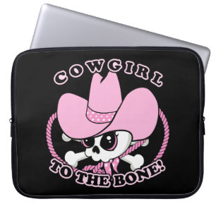 Protection Pour Ordinateur Portable Cowgirl Skull