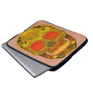 Protection Pour Ordinateur Portable Crâne de feuille de tremble 12