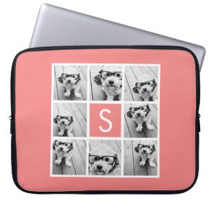 Protection Pour Ordinateur Portable Créez Votre Propre Collage Instagram Monogramme Pe