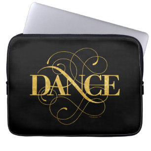 Protection Pour Ordinateur Portable Dance Flourish (or)