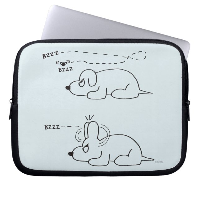 Protection Pour Ordinateur Portable Dans l'âge d'un chien (Devant)